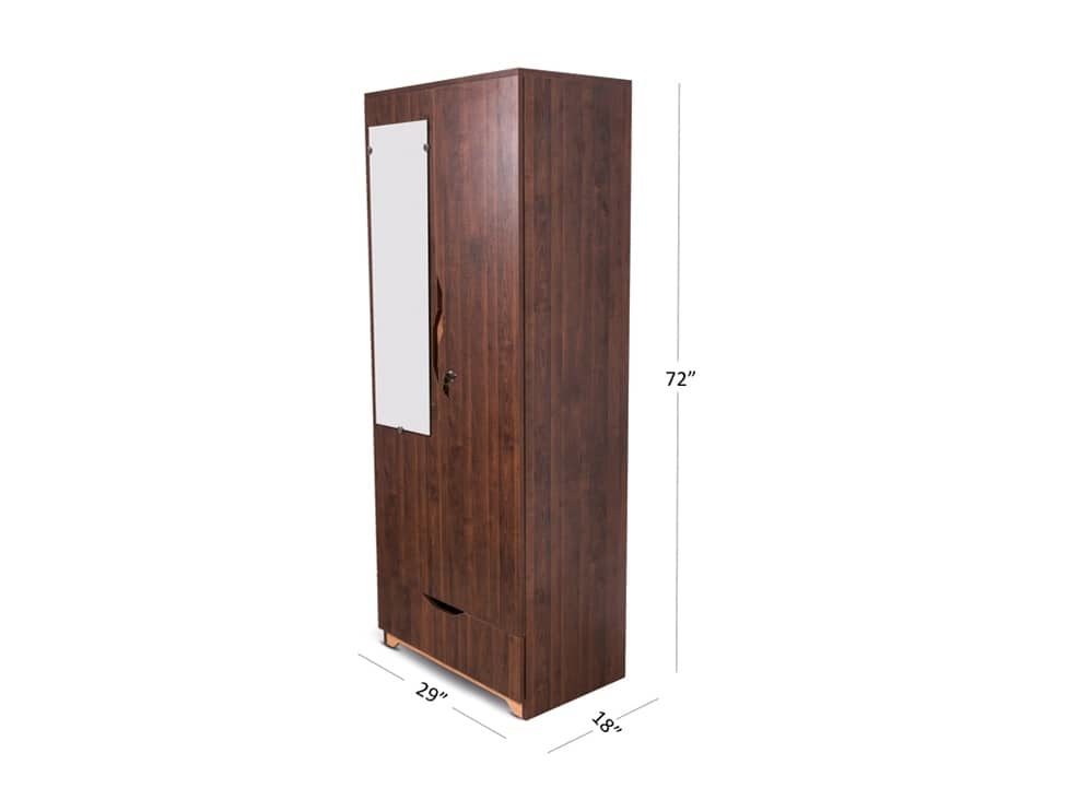 Premia_2_door_wardrobe_on_rent_Mumbai_Hyderabad_Chennai_at_Lowest_Rentals_RentMacha | Dimension View